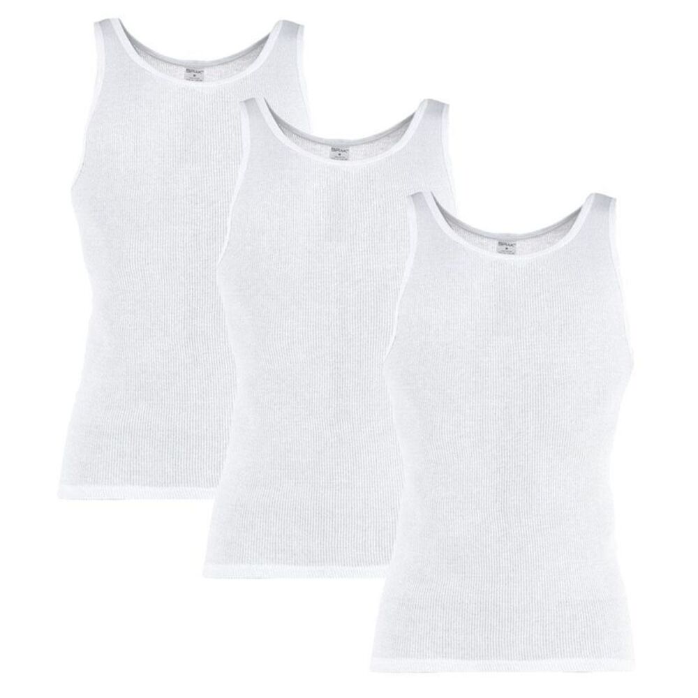 Knocker Men's SPAK White Basic A-Shirts (3 Pack)